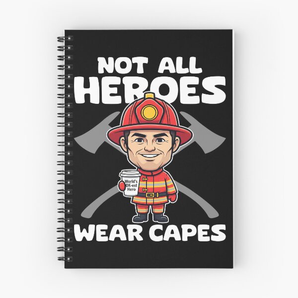Item preview, NOT ALL HEROES WEAR CAPES - FIREFIGHTER GIFT designed and sold by KEF Custom.