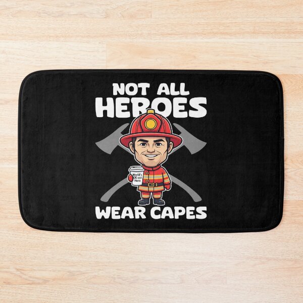 Item preview, NOT ALL HEROES WEAR CAPES - FIREFIGHTER GIFT designed and sold by KEF Custom.
