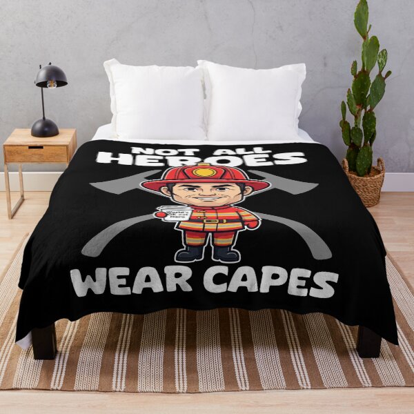Item preview, NOT ALL HEROES WEAR CAPES - FIREFIGHTER GIFT designed and sold by KEF Custom.