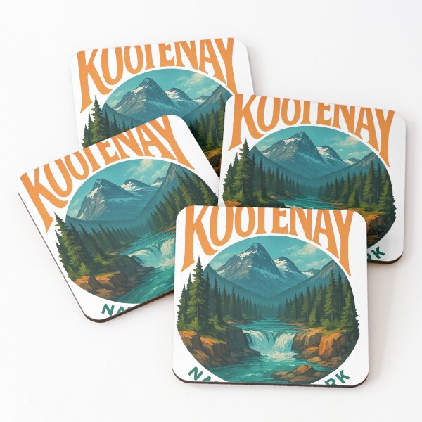 Item preview, Kootenay National Park Waterfall and Mountains designed and sold by Aryabek.
