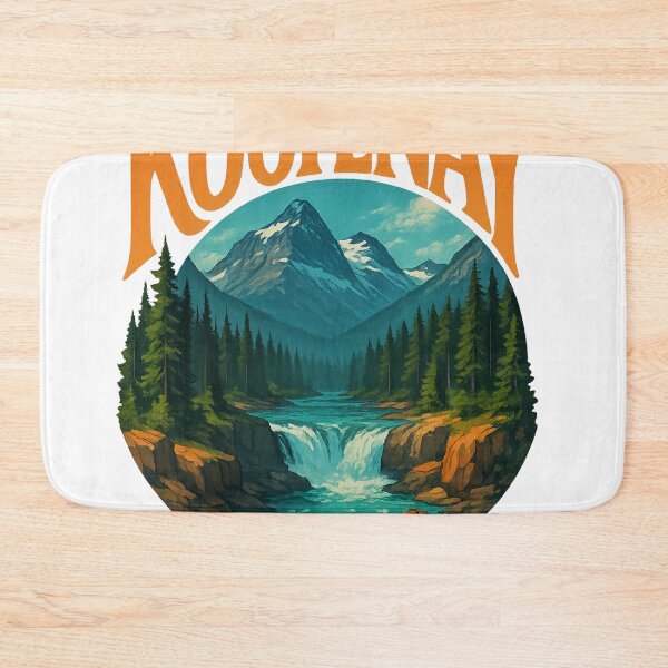 Item preview, Kootenay National Park Waterfall and Mountains designed and sold by Aryabek.