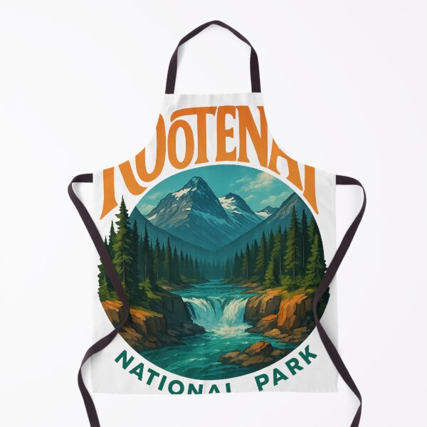 Item preview, Kootenay National Park Waterfall and Mountains designed and sold by Aryabek.