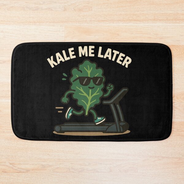 Item preview, Funny Kale Running Graphic Print Unisex Apparel for Health Lovers designed and sold by ThreadQuirk.