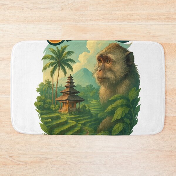 Item preview, Ubud Bali with Monkey Forest and Volcano designed and sold by Aryabek.
