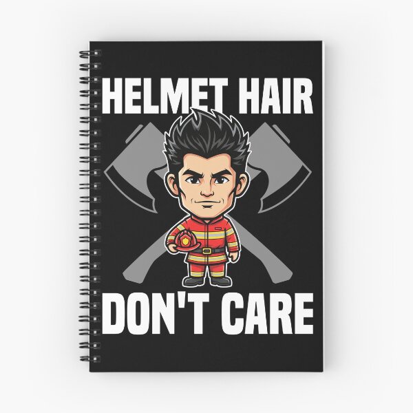Item preview, HELMET HAIR, DON'T CARE - FIREFIGHTER  GIFT designed and sold by KEF Custom.