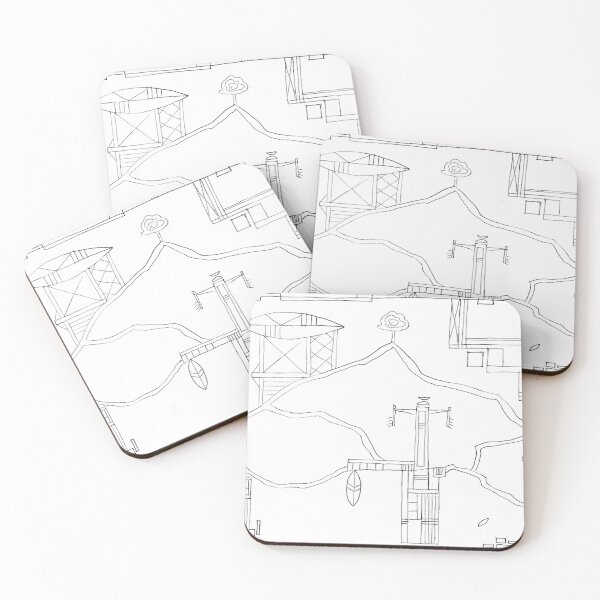 Item preview, sketch of City of Illusions. abstract designed and sold by Tereza Pilar  Art.