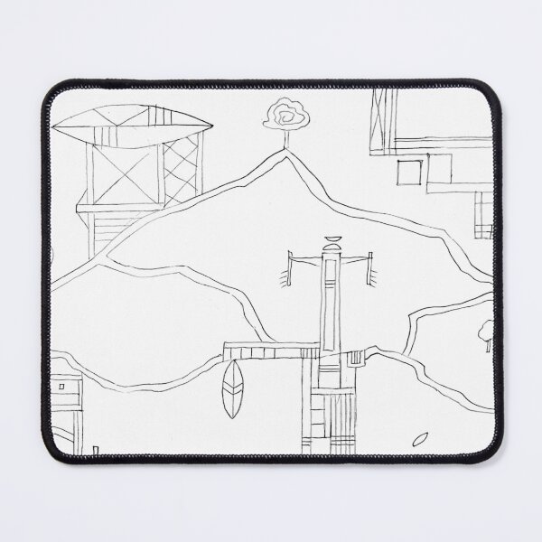 Item preview, sketch of City of Illusions. abstract designed and sold by Tereza Pilar Art.