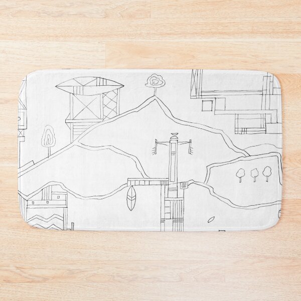 Item preview, sketch of City of Illusions. abstract designed and sold by Tereza Pilar  Art.