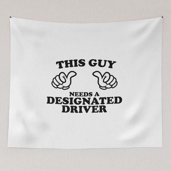 Item preview, THIS GUY NEEDS A DESIGNATED DRIVER designed and sold by shitpostee.