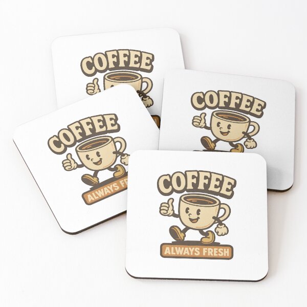 Item preview, Vintage Coffee Cartoon Coffee Lover Vintage Typography Design designed and sold by Uglyandcute.