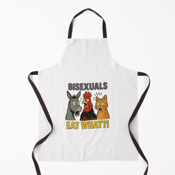 Item preview, Bisexuals Eat What?! Funny LGBTQ Animal Reaction designed and sold by Places On Earth.