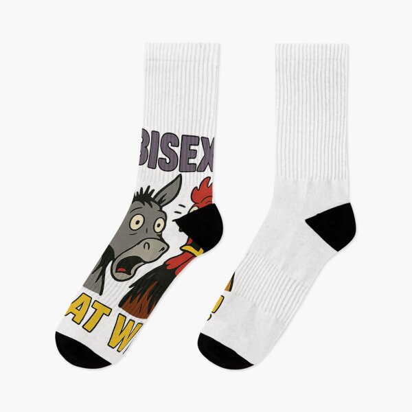 Item preview, Bisexuals Eat What?! Funny LGBTQ Animal Reaction designed and sold by Places On Earth.