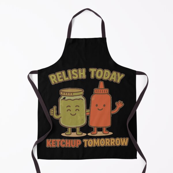 Item preview, Relish Today, Ketchup Tomorrow Funny Graphic Tee for Food Lovers designed and sold by ThreadQuirk.