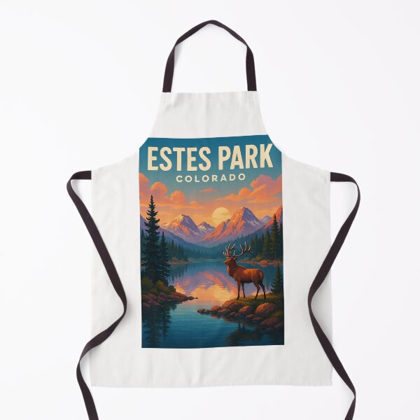 Item preview, Estes Park Colorado Sunset with Elk designed and sold by Places On Earth.