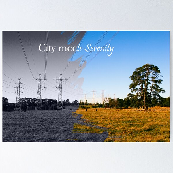 Item preview, City meets Serenity designed and sold by Craig Fletcher.