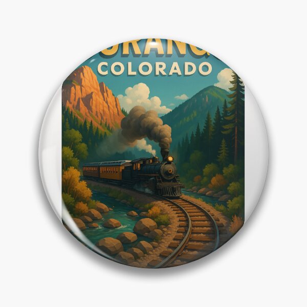 Item preview, Durango Colorado Steam Train in the San Juan Mountains designed and sold by Places On Earth.