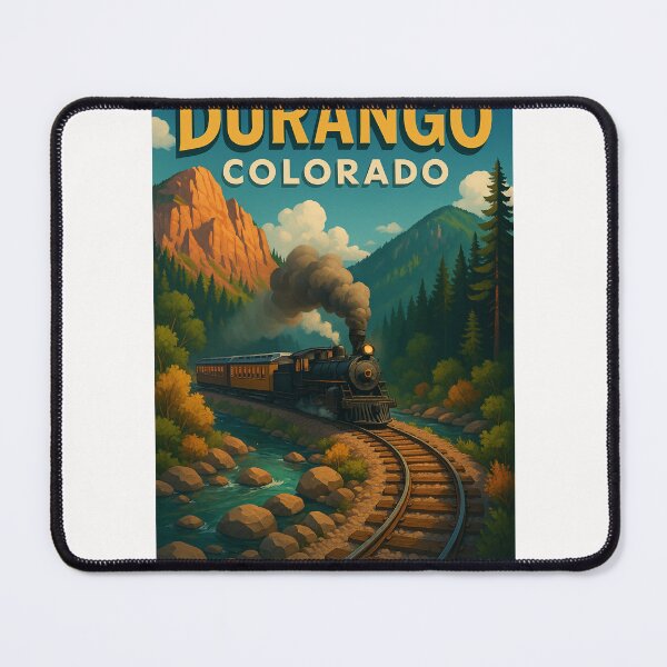 Item preview, Durango Colorado Steam Train in the San Juan Mountains designed and sold by Places On Earth.