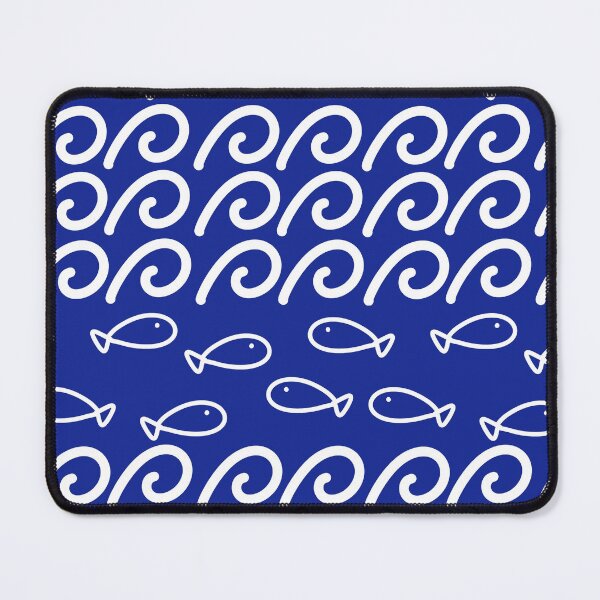 Item preview, Fishes in summer waves designed and sold by Emomeow.