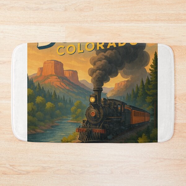 Item preview, Durango Colorado Train Through the Canyon designed and sold by Places On Earth.