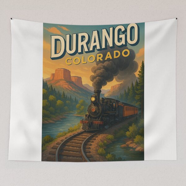 Item preview, Durango Colorado Train Through the Canyon designed and sold by Places On Earth.