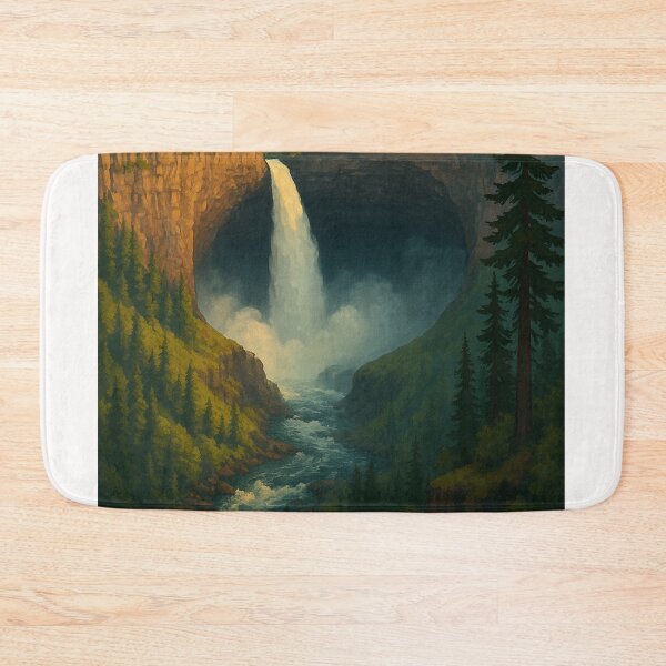 Item preview, Wells Gray Provincial Park River and Falls designed and sold by Places On Earth.