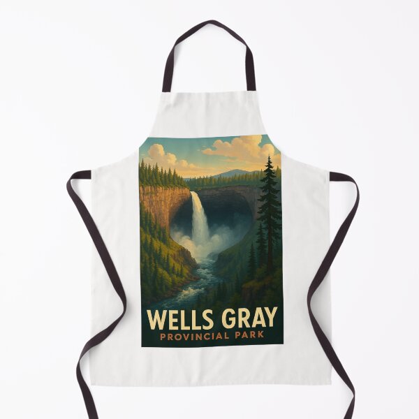 Item preview, Wells Gray Provincial Park River and Falls designed and sold by Places On Earth.