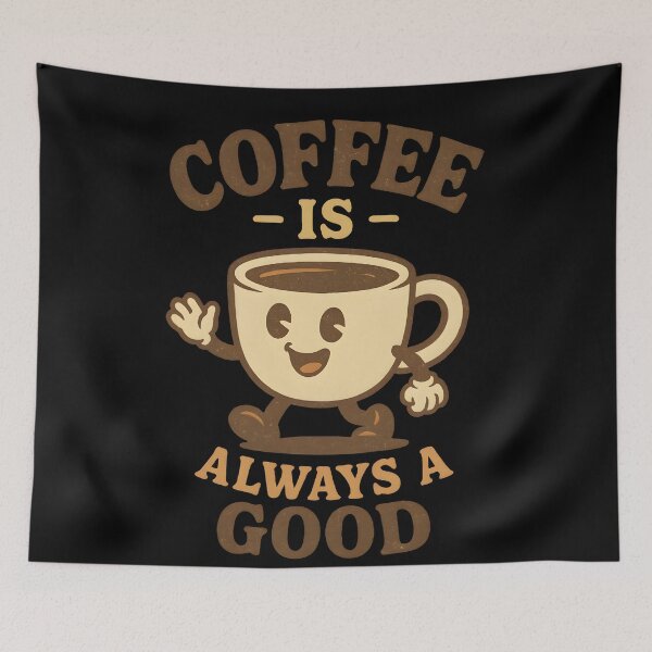 Item preview, Vintage Coffee Cartoon Coffee Lover Vintage Typography Design designed and sold by Uglyandcute.