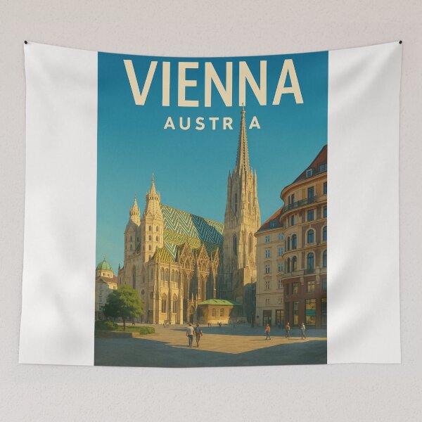 Item preview, St. Stephen’s Cathedral in Vienna, Austria designed and sold by Places On Earth.
