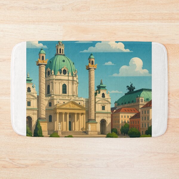 Item preview, Karlskirche and Baroque Domes in Vienna, Austria designed and sold by Places On Earth.