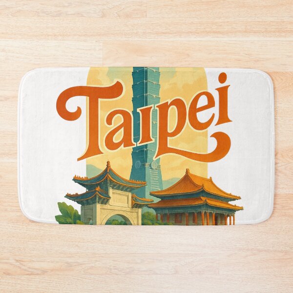 Item preview, Taipei 101 and Traditional Architecture in Taiwan designed and sold by Places On Earth.