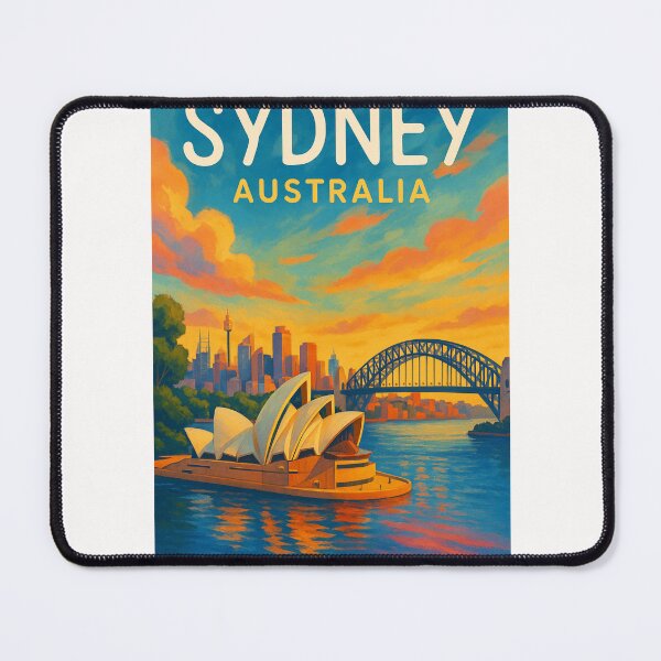 Item preview, Sydney Opera House and Harbour Bridge, Australia designed and sold by Places On Earth.