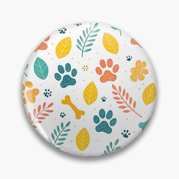Item preview, A repeating pattern of paw prints and bones designed and sold by DukeTheMagic.