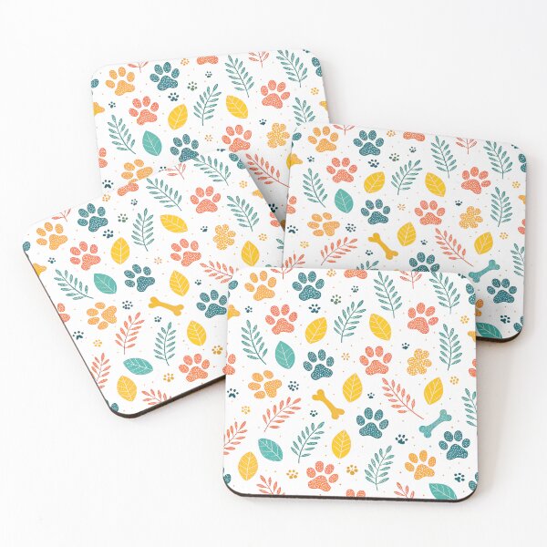 Item preview, A repeating pattern of paw prints and bones designed and sold by DukeTheMagic.