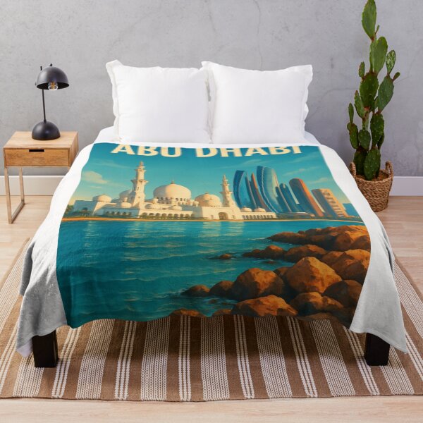 Item preview, Sheikh Zayed Grand Mosque and Etihad Towers in Abu Dhabi designed and sold by Places On Earth.
