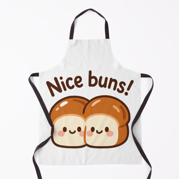 Item preview, Adorable Graphic Nice Buns Print Unisex Apparel for Food Lovers designed and sold by ThreadQuirk.