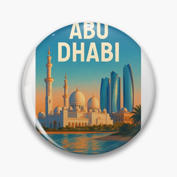 Item preview, Abu Dhabi Skyline with Sheikh Zayed Grand Mosque designed and sold by Places On Earth.