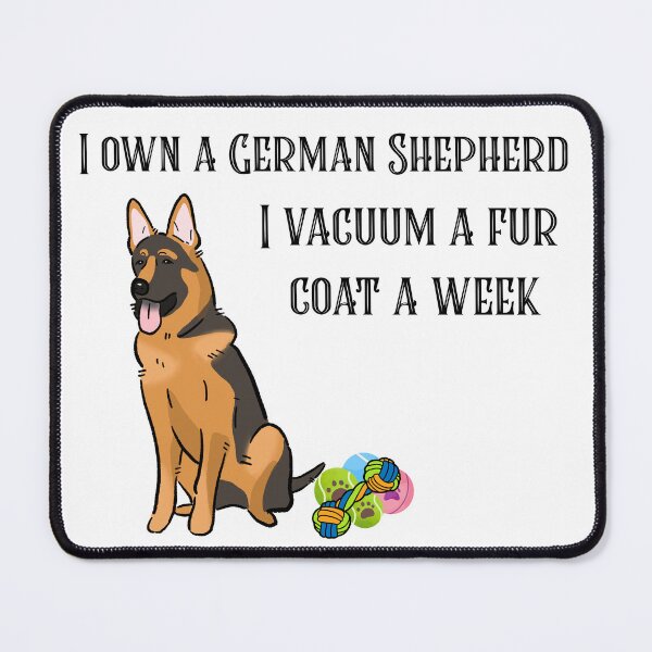 Item preview, German Shepherd Owner Vacuum Quote Funny designed and sold by Ava-Lucarine.