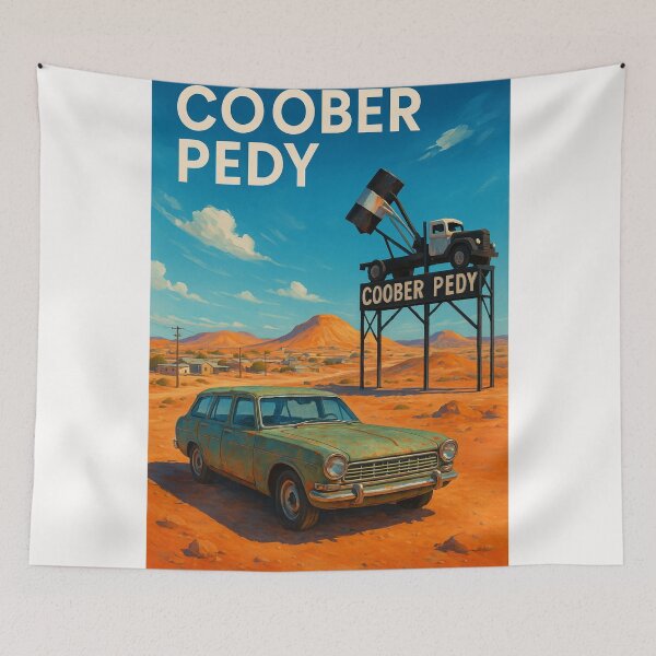 Item preview, Coober Pedy Welcome Sign, South Australia designed and sold by Places On Earth.