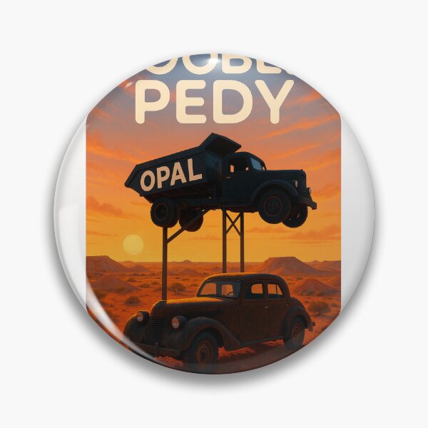 Item preview, Coober Pedy Opal Truck Sculpture at Sunset designed and sold by Places On Earth.
