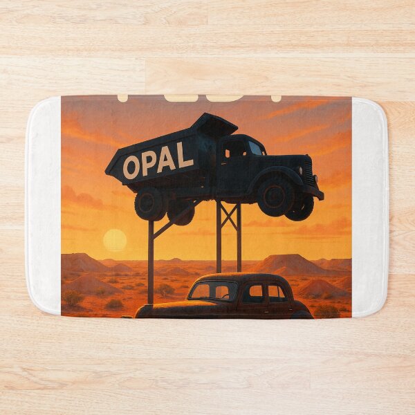 Item preview, Coober Pedy Opal Truck Sculpture at Sunset designed and sold by Places On Earth.