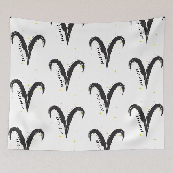 Item preview, Aries Horoscope Design – Mystical Zodiac Star Sign Illustration designed and sold by Lunaria Arts.