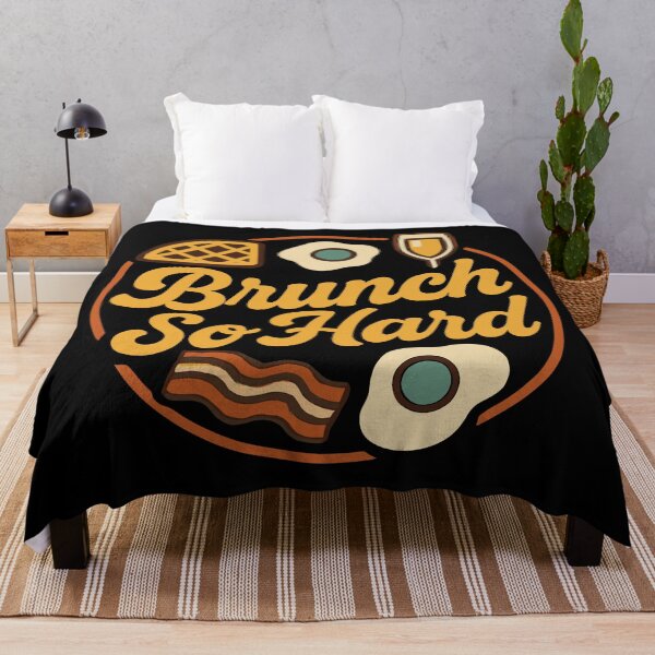 Item preview, Brunch So Hard Foodie Graphic Unisex Tee for Food Lovers designed and sold by ThreadQuirk.