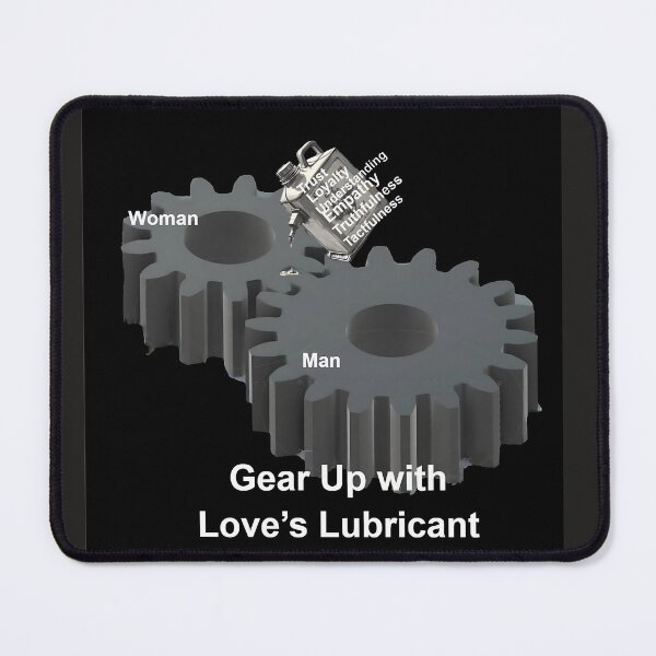 Item preview, Gear Up with Love’s Lubricant; Harmony in the Grind designed and sold by Creative-RE.