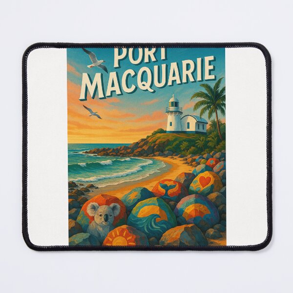 Item preview, Port Macquarie Painted Rocks and Koala designed and sold by Places On Earth.