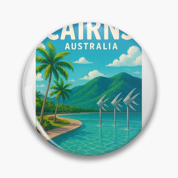 Item preview, Cairns Lagoon and Mountains, Queensland designed and sold by Places On Earth.