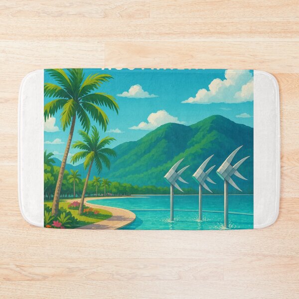 Item preview, Cairns Lagoon and Mountains, Queensland designed and sold by Places On Earth.
