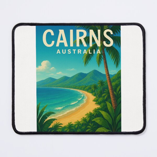 Item preview, Cairns Coastline and Rainforest, Queensland designed and sold by Places On Earth.