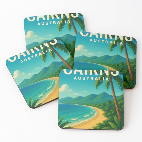 Item preview, Cairns Coastline and Rainforest, Queensland designed and sold by Places On Earth.