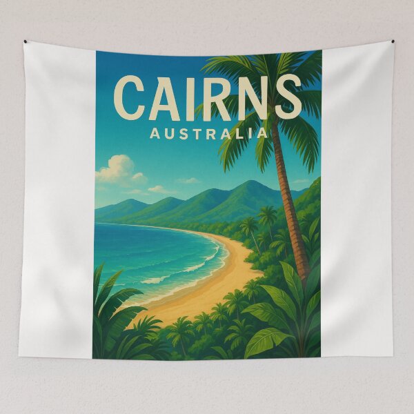 Item preview, Cairns Coastline and Rainforest, Queensland designed and sold by Places On Earth.