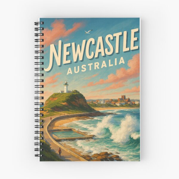 Item preview, Newcastle Ocean Baths and Lighthouse, New South Wales designed and sold by Places On Earth.
